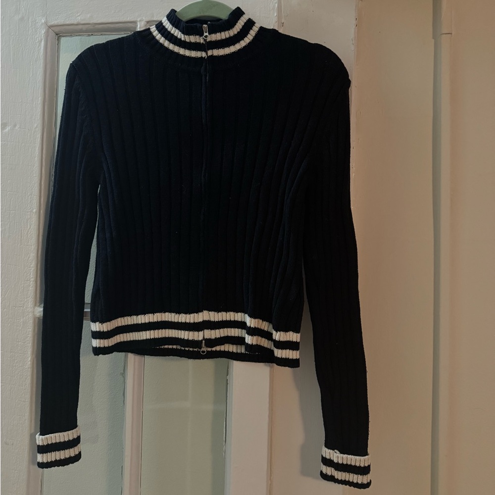 Zip Up Sweater Top Urban Outfitters - Picture 3 of 6